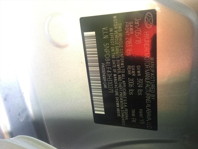 2018 HYUNDAI ELANTRA LIMITED