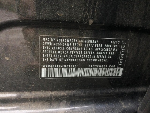 2014 VOLKSWAGEN GTI UNKNOWN