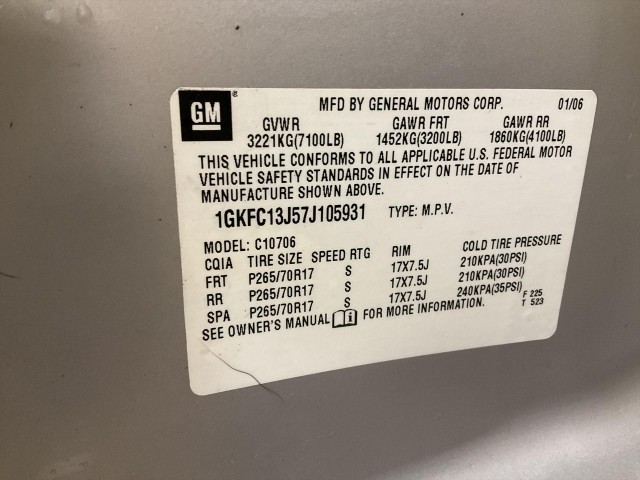 2007 GMC YUKON SLT-1 2WD