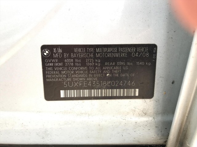 2008 BMW X5 3.0SI