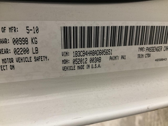 2010 DODGE CALIBER EXPRESS