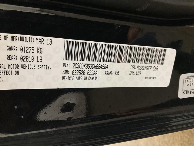 2013 DODGE CHARGER UNKNOWN