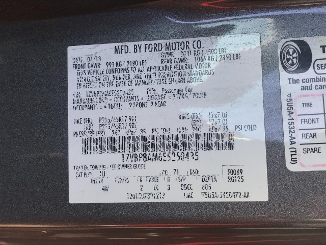 2014 FORD MUSTANG V6 COUPE