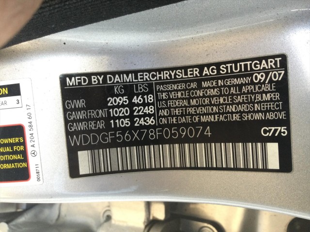 2008 MERCEDES-BENZ C-CLASS C350 SPORT SEDAN
