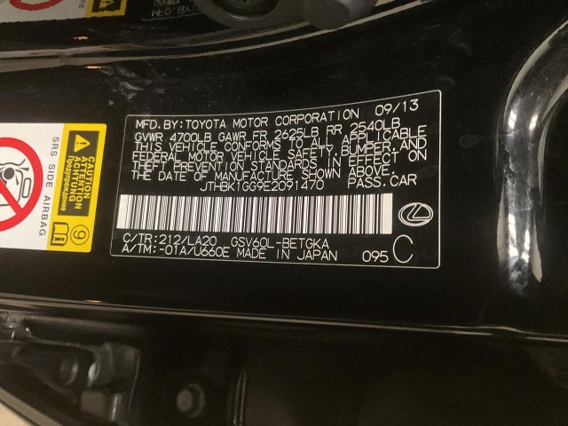 2014 LEXUS ES 350 SEDAN