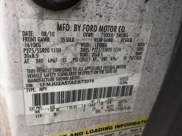 2010 FORD EXPEDITION LIMITED 4WD