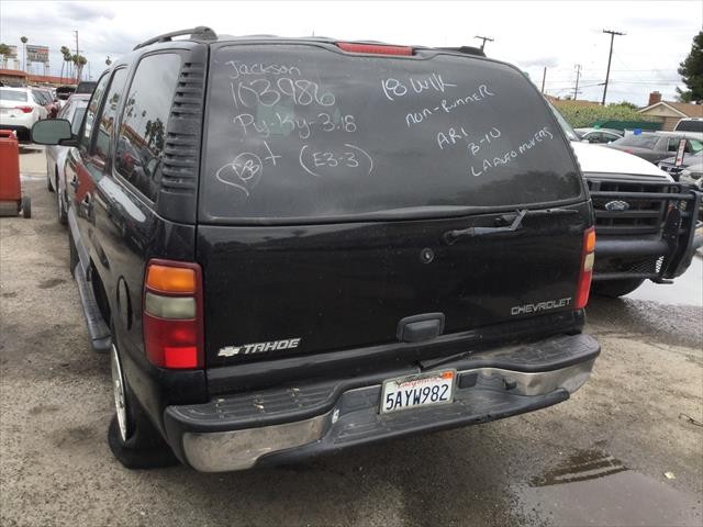 2003 CHEVROLET TAHOE 2WD