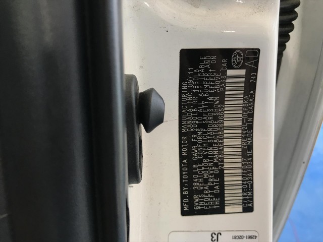 2011 TOYOTA COROLLA UNKNOWN